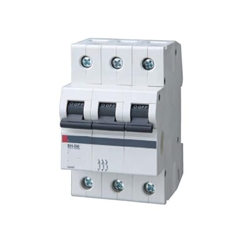 Disjoncteur miniature BH-D6 3P 25A TYPE CN pour protection de circuit triphasé