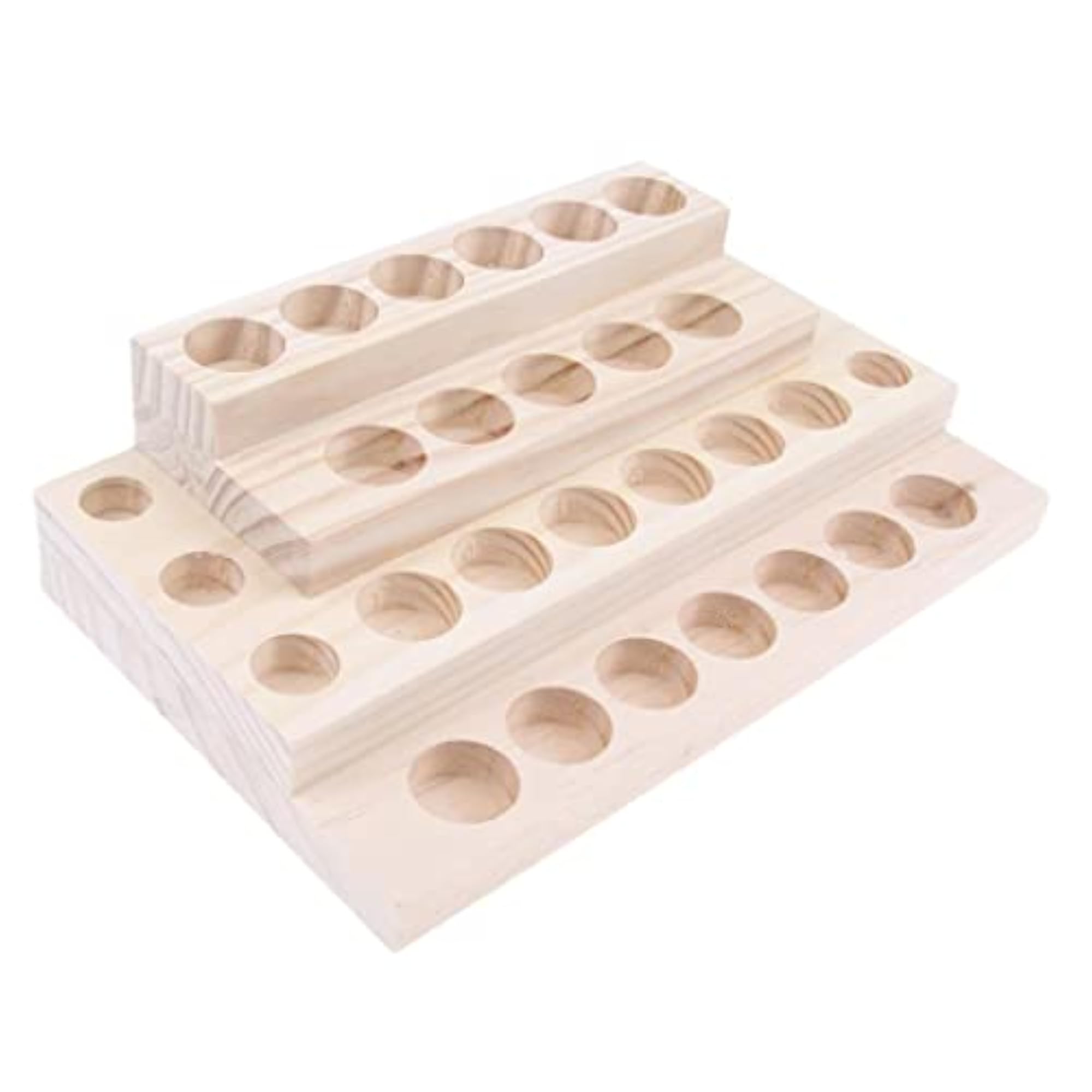 Wooden Essential Oil Holder Display Storage Rack