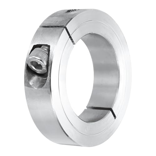 QUARKZMAN Bague De Serrage 50mm Alésage Simple Fente 304 Acier Inoxydable Bagues De Serrage D'arbre pour Industrial Automation Conveyor Belt Systems