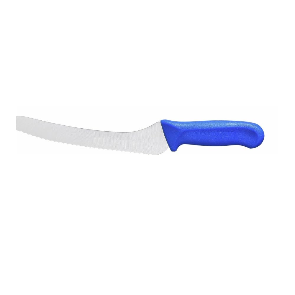 TrueCraftware- 9” Blade Bread Knife German Steel with Blue Polypropylene Handle- Razor Sharp Multipurpose Sharp Kitchen Knife for Homemade Bread Crusty Breads Cake Bagel Home Kitchen Restaurants