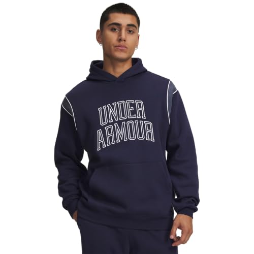 Under Armour Rival Fleece Novelty Hoodie L sweat chaud isolant en molleton brossé