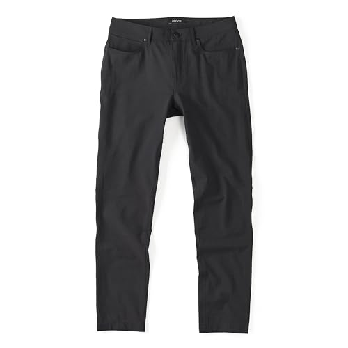Huckberry Proof 72-Hour Merino Wool Pant - Athletic Tapered Mens Pants, Black, 30 x 30