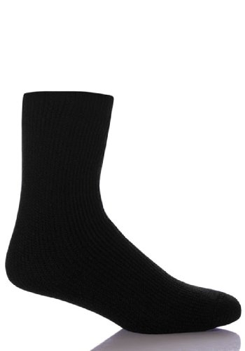 Kids Boys Girls Heat Holder Thermal 2.3 tog Socks 10-1 us Black2
