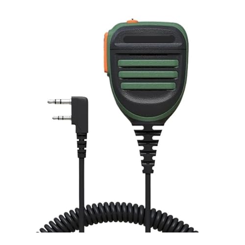 Fit For Baofeng Xs[J[}CN gV[o[ 2s K^Cv}CN |[^u Jt[W UV-K6 BF-T20 UV-17 GPSWIANZT[ɓK(Green)