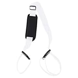 Alças de cadeira de praia, alças ajustáveis para cadeira de praia, alças de ombro para mochila de cadeira dobrável, branca