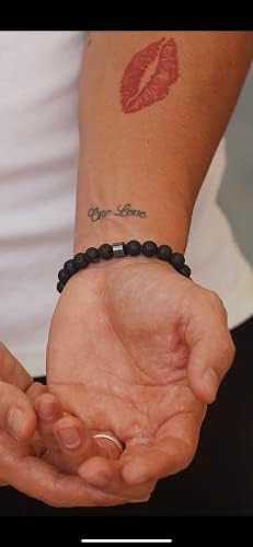 Pulsera Hombre Perlas Negras y Onix 310XMJYELLL. AC SR38. SL1000