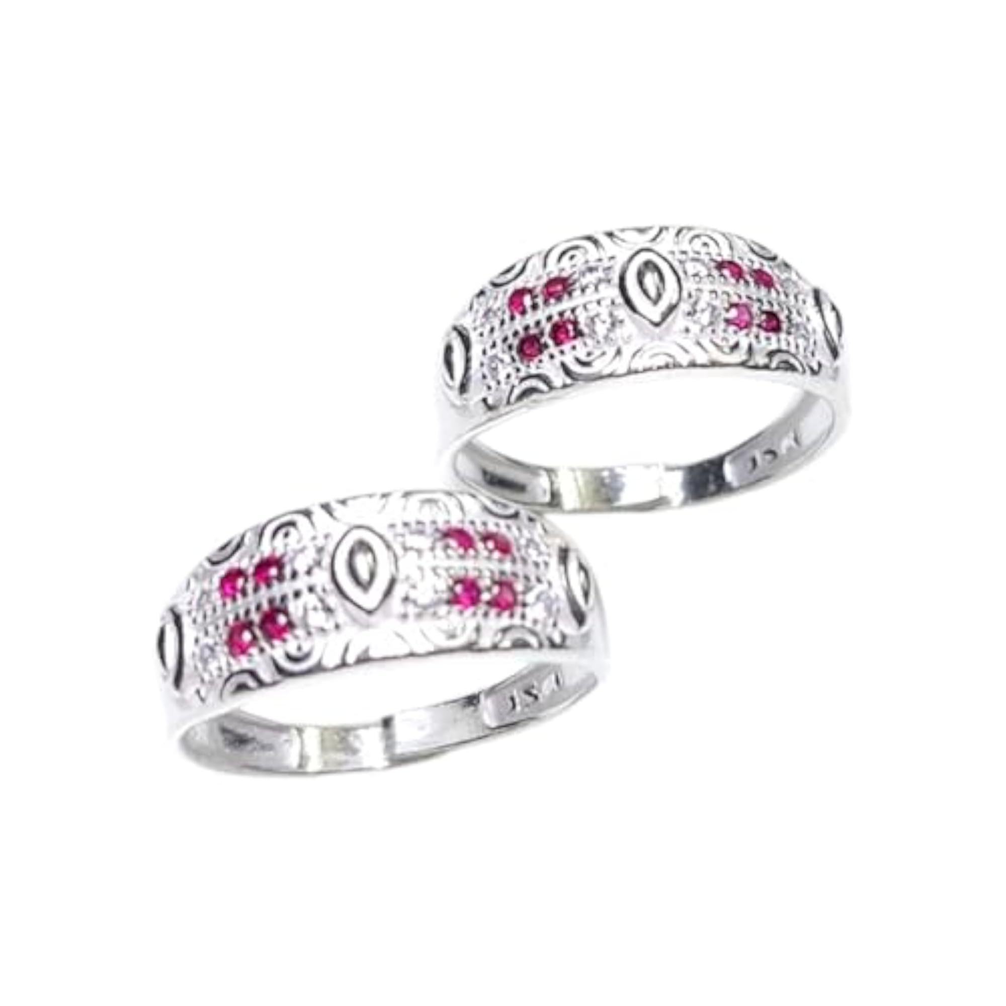 Women's Multicolour Silver Toe Ring, Chandi ki Bichiya