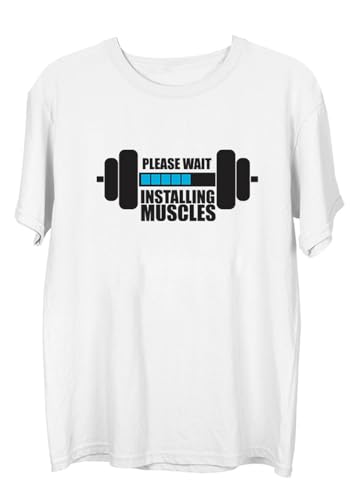 Image of Wear Your Opinion Printed T Shirt for Men (Installing Muscles)
