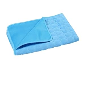 HIKOO DAILY Kühlende Hundematte Blau XXL 150x100