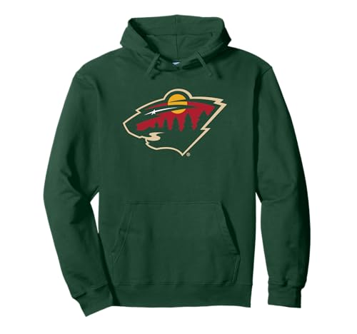 Minnesota Wild Icon Green Officially Licensed Pullover Hoodie