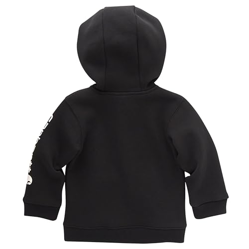 Image of Carhartt Kid's CP8675 Long-Sleeve Full-Zip Logo Sweatshirt - Boys