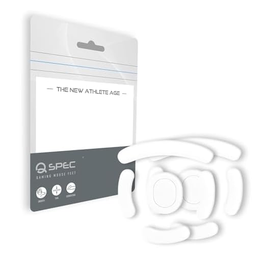 Q SPEC PTFE Mouse Skates for Logitech G PRO Wireless – Rounded Edges, 100% PTFE (2 Pcs) – SURUGA PTFE