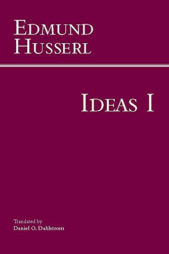 IDEAS FOR A PURE PHENOMENOLOGY (Hackett Classics) by E HUSSERL (2014-04-10)