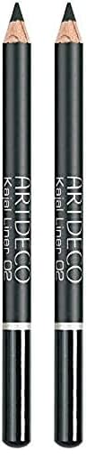 Artdeco Kajal Liner- Delineador, Negro (02-Black), 1.1 gr (Paquete de 2)