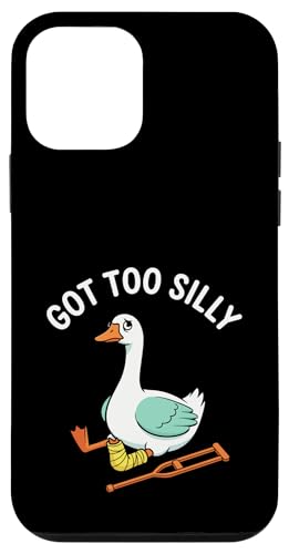 Got Too Silly Funny Goose Pun ���[���A�V���c �������D�ƌ��� �X�}�z�P�[�X iPhone 12 mini �p