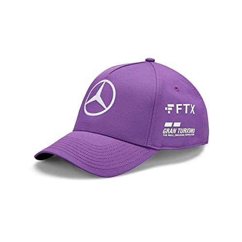 Mercedes AMG Petronas Formula One Team - Official Formula 1 Merchandise - Lewis Hamilton 2022 Team Cap - Purple - One Size
