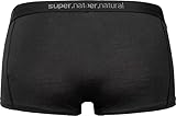 bluesign zertifiziert super.natural Damen Base Boyfriend Hipster Unterhose, Schwarz (Jet Black), M