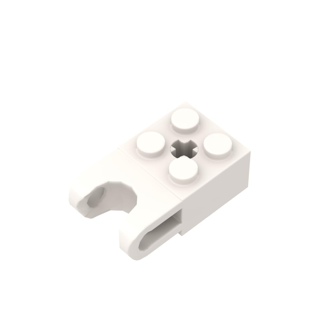 XYEIUGO GDS-1206 92013 Hinge Brick Technic Brick Special 2x2, White, 10 PCS — image 1