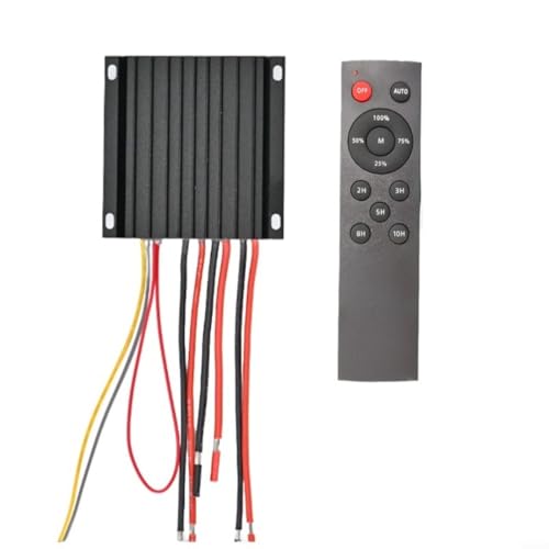 Régulateur de charge solaire MPPT avec télécommande et boîtier ABS - 6