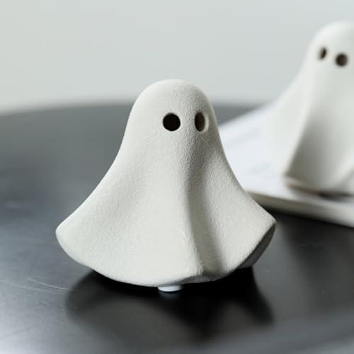 OwMell Ghost Decor Gothic Fish Tank Decor Halloween Aquarium Dcor Small Fish Tank Decoration Micro Landscape Decor
