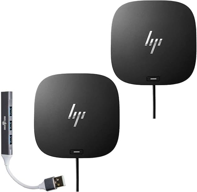 HP USB-C Dock G5, 5YH27AV#ABA, Docking Station with 100W Pow