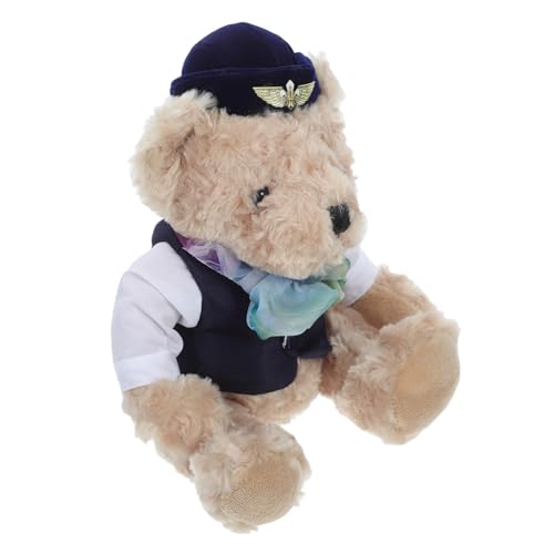 Ours en peluche bleu en coton doux le cadeau idéal pour décorer une pièce d'exposition