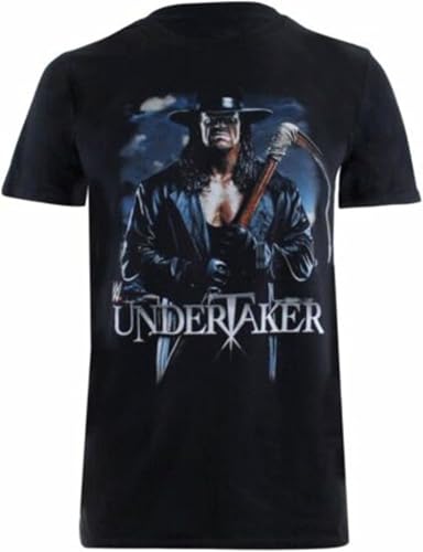 Mens - The Undertaker Scythe - T-Shirt - Black Hemden(Small)