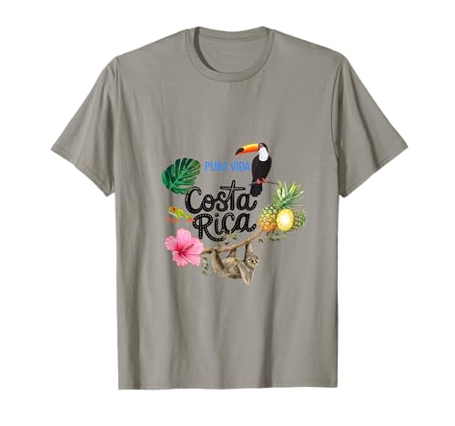 Design tropical Pura Vida Costa Rica T-Shirt
