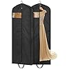 MISSLO Bolsas de ropa de viaje de 65 pulgadas de largo para colgar ropa, funda de vestido de boda, protector de ropa impermeable para almacenamiento de armario, 2 paquetes para vestidos, esmoquin