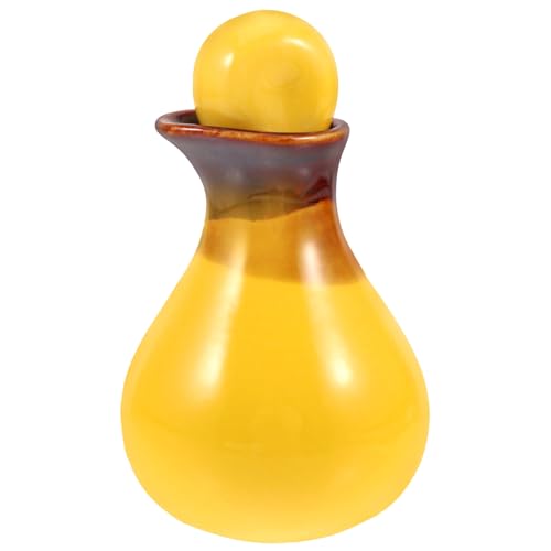 FRCOLOR ceramics oil bottles ceramic sauce dispenser olive oil dispenser bottle essential oil diffusers for home Vinegar dispensing bottle decorative vases Ceramics Pot Sealed jar cosmetic