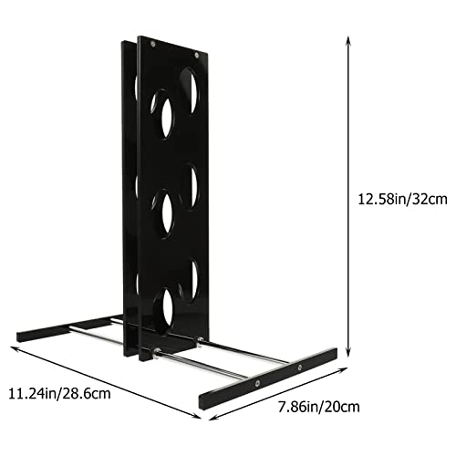 Soporte de vino moderno compacto negro DOITOOL miniatura 2