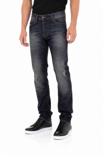 Diesel Darron 0R0LM jean slim fuselé homme pantalon en jean bleu
