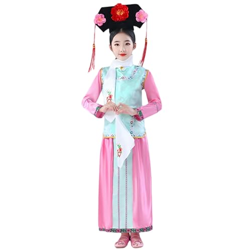 Vestido Hanfu tradicional chino para niñas cosplay miniatura 3