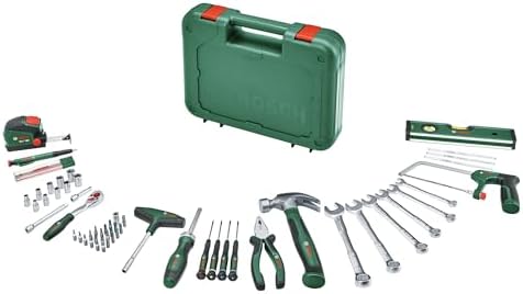 Ensemble d'outils Cheqo® 53 pièces - Set Outils - Marteau à griffes