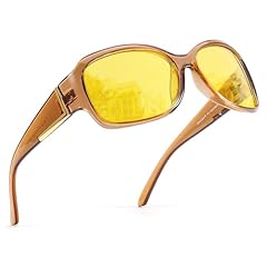 A01 Gold Tea Night-vision Glasses