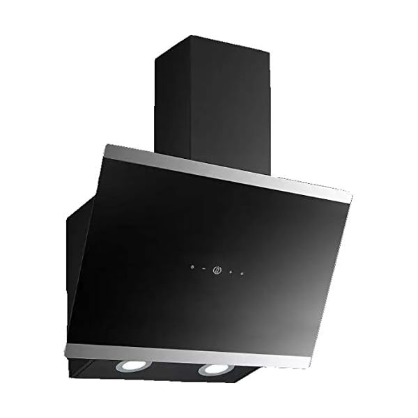 PKM S33-60A+BTH Dunstabzugshaube | Schräghaube | 60cm | Abluft | Umluft | Display & Touch Control | LED-Beleuchtung