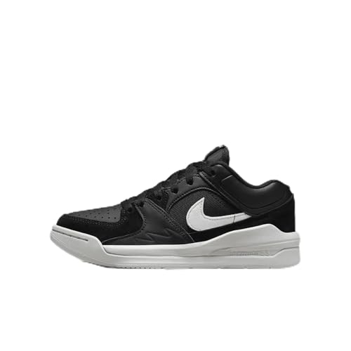 Jordan Stadium 90 Big Kids' Shoes (DX4399-003, Black/Neutral Grey/Oxidized Green) Size 7