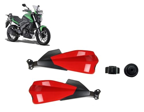 Image of Unbreakable Hand Palm Protector Wind Deflector Handguard for Dominar 400 (Red)