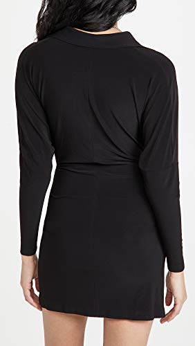 Norma Kamali Women's Mini Tie Front Dress3