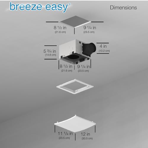 Image of Bathroom Exhaust Fan, 50-80-110 CFM, Energy Star, BES5080110