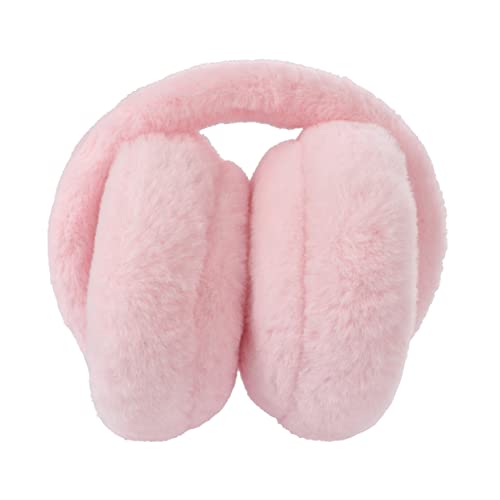 Orejeras de felpa minkissy ideales para paseos al aire libre en invierno