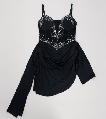 Image of PORRCEY Women's Sexy Elegant Rhinestone Mesh Party Club Night Mini Dress