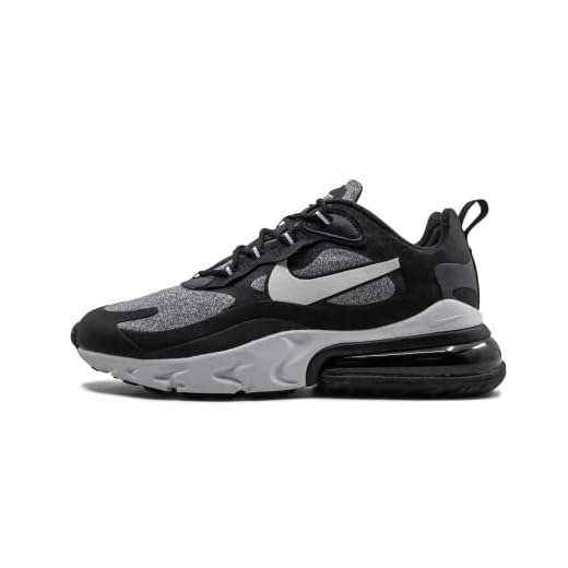 Nike Air Max 270 React - Chaussures décontractées pour homme, Noir (Black Grey 001), 41.5 EU