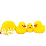 Rubber Funny Ducks/Duckies Waterproof No Bebe Noise Bath Toy Without Hole or with No Hole Student Of