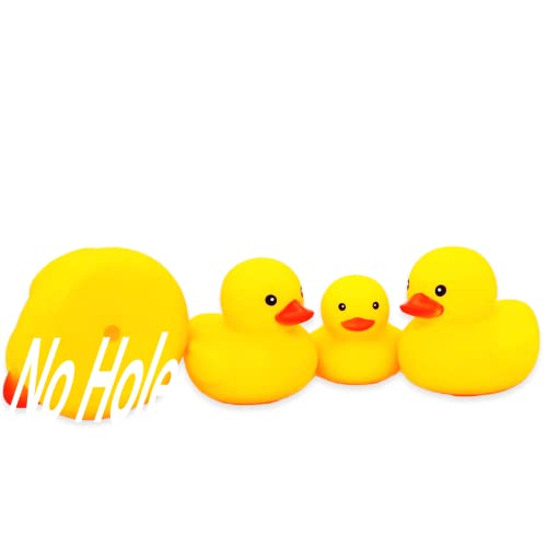 Rubber Funny Ducks/Duckies Waterproof No Bebe Noise Bath Toy Without Hole Or With No Hole Student Office Desktop Decor It Programmer Funny Partner Rubber Duckies In Bulk #TOP2