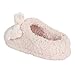 Jessica Simpson Womens Plush Marshmallow Slide On House Slipper Clog with Memory Foam,Pink,Medium