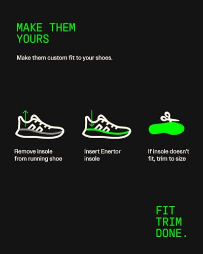 Enertor Ultimate Running Insoles with PX1 Shock-Absorbing Technology for Plantar Fasciitis, Shin Splints, Runners Knee Relief, Size 5-6 - Image 7