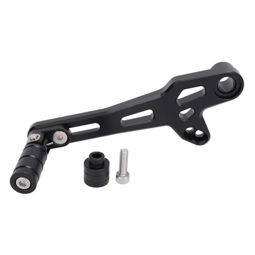 Leva del cambio, Leva del cambio per moto, Kuuleyn Leva del cambio regolabile per moto Sostituzione della leva del cambio pieghevole in alluminio CNC per Ducati Desertx dal 2022 (Black)