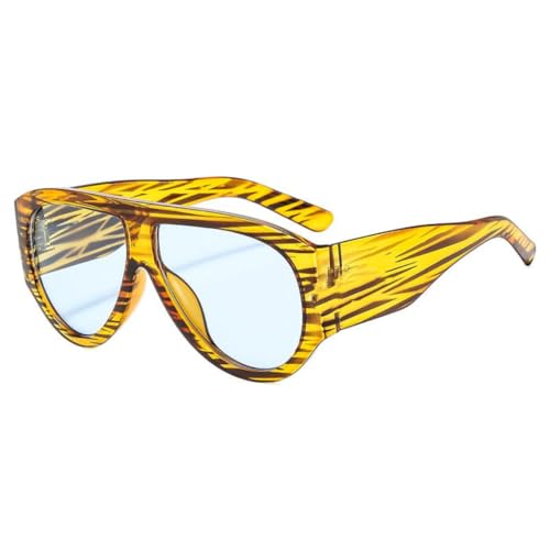 Lunettes de soleil surdimensionnées vintage tendance UV400 monture large punk mixte