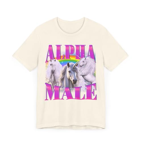T-shirt Alpha Male licorne pour homme et femme look ironique
